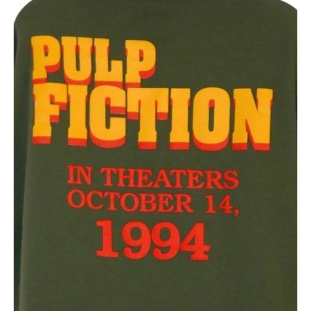 Urban Outfitters Tarantino's Pulp Fiction Puff Print Hoodie Sweatshirt Size M - Picture 6 of 13
